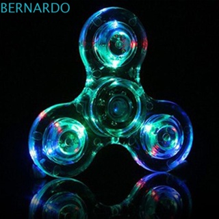 Bernardo ของเล่น Fidget Spinner มีไฟ LED เรืองแสงในที่มืด บรรเทาความเครียด สําหรับเด็ก