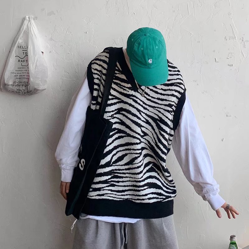 เสื้อกันหนาว-เสื้อสเวตเตอร์ผู้ชาย-ทรงหลวม-สีดํา-แฟชั่นฤดูหนาว-สไตล์เกาหลี-สําหรับผู้ชาย-เสื้อกันหนาวผู้ชาย