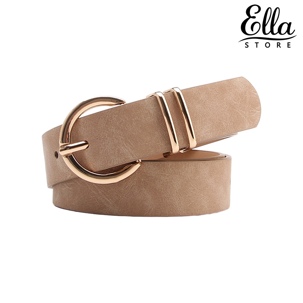 ellastore123-เข็มขัด-โลหะผสม-ปรับขนาดได้-ป้องกันการแตกหัก-สําหรับผู้หญิง