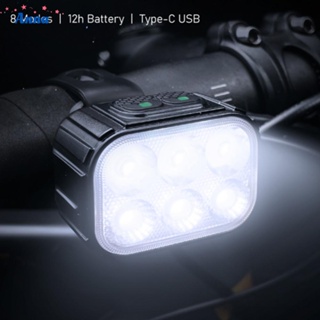 【Anna】Waterproof LED Bike Light Kit with 12 Lighting Gear Modes for All Scenarios