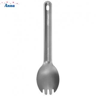 【Anna】Camping Spoon 16x4cm Fork Spoon Spork Ultralight Brand New Backpacking
