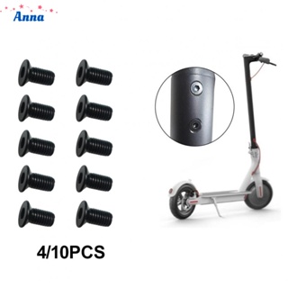 【Anna】Pole Screws Set Stainless Steel Tool Wrench Black Cycle Paths Mounting