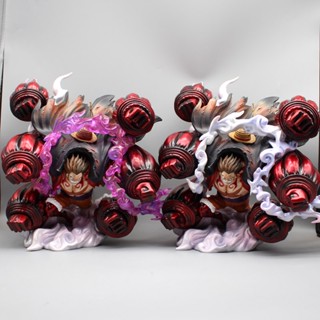 โมเดลฟิกเกอร์ PVC อนิเมะ One Piece Gear 4 Luffy GK ขนาด 29 ซม. ของเล่นสะสม สําหรับเด็ก