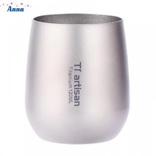 【Anna】Camp Cup 2-Layer Tea 62.5*73mm Tools Travel Camping Water Double-layer