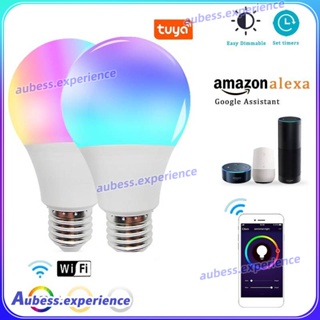 E27 15 W/9 W สมาร์ทหลอดไฟบลูทูธ WiFi หลอดไฟ RGB เปลี่ยนสี Tuya APP + ควบคุม Google Home alexa ใช้งานร่วมกับ Experth