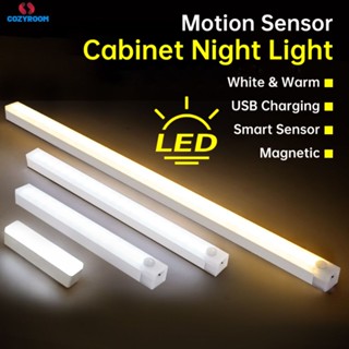 Motion Sensor Light ไร้สายชาร์จ Led Closet Light Magnetic Night Light ตู้ในร่มสำหรับห้องครัวหน้าแรกห้องนอน cynthia