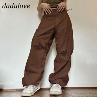DaDulove💕 New American Ins High Street Retro Casual Pants Niche High Waist Loose Wide Leg Pants Large Size Trousers
