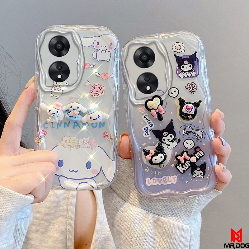 เคส-oppo-reno-8t-reno-8z-reno-7z-5g-ตุ๊กตาสามมิติ-สีใส-การ์ตูน-กรณีป้องกันโทรศัพท์มือถือ-ty5