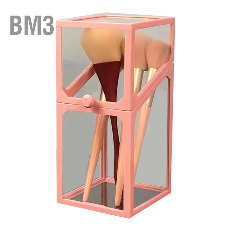 bm3-ผู้ถือแปรงแต่งหน้าออแกไนเซอร์แบบพกพากันน้ำกันฝุ่นเครื่องสำอางแปรงกล่องเก็บสำหรับผู้หญิง