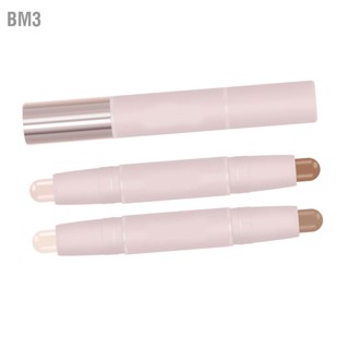 BM3 Contouring Highlighter สเตอริโอ Double Head Retouching จมูก Shadow Face Brightening เริ่มต้นโกหก Silkworm ปากกา