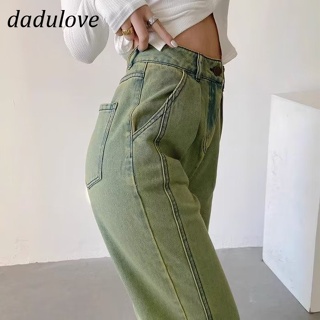 DaDulove💕 New American Ins High Street Thin Jeans Niche High Waist Wide Leg Pants Large Size Trousers