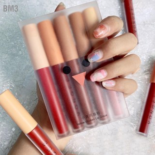 BM3 Matte Liquid ลิปสติก Set Long Lasting Makeup Lip Gloss สีเครื่องสำอางค์ของขวัญผู้หญิงหญิง