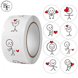 500pcs Valentines Day Stickers Love Labels for Wedding Holiday Gift Decoration Envelope Sealing Stickers Scrapbooking