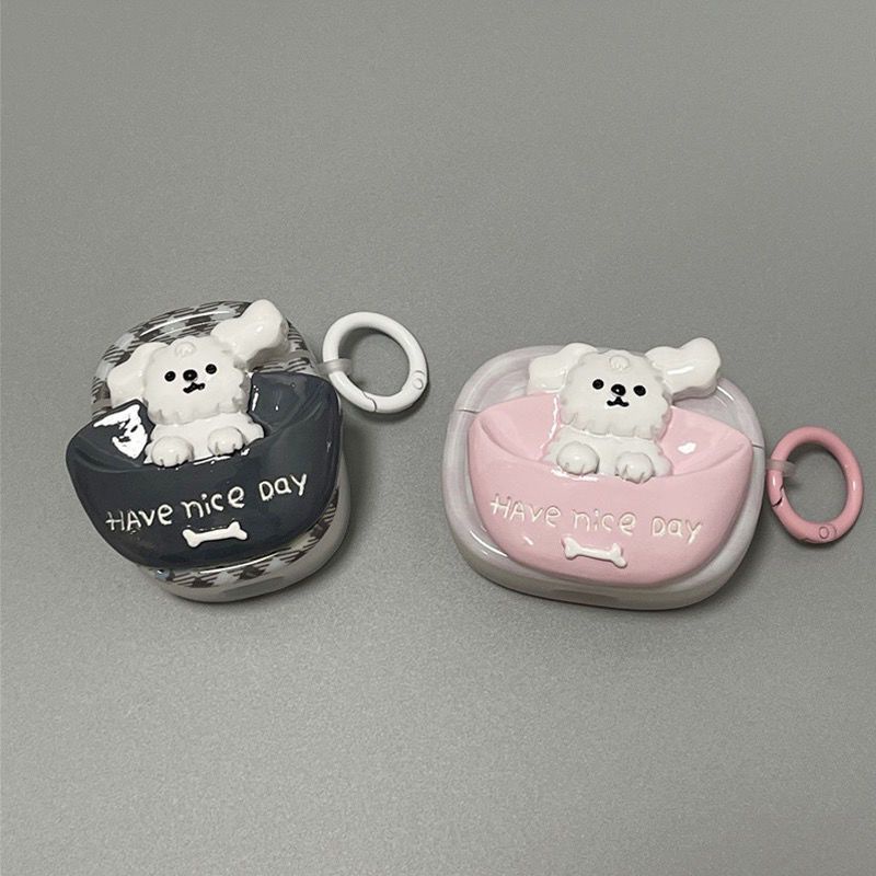 เคสหูฟังบลูทูธไร้สาย-ลายลูกสุนัขน่ารักมาก-สําหรับ-apple-airpods-pro1-2-3-generation