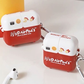 เคสหูฟังไร้สาย สีคอนทราสต์ สําหรับ Airpods pro 123