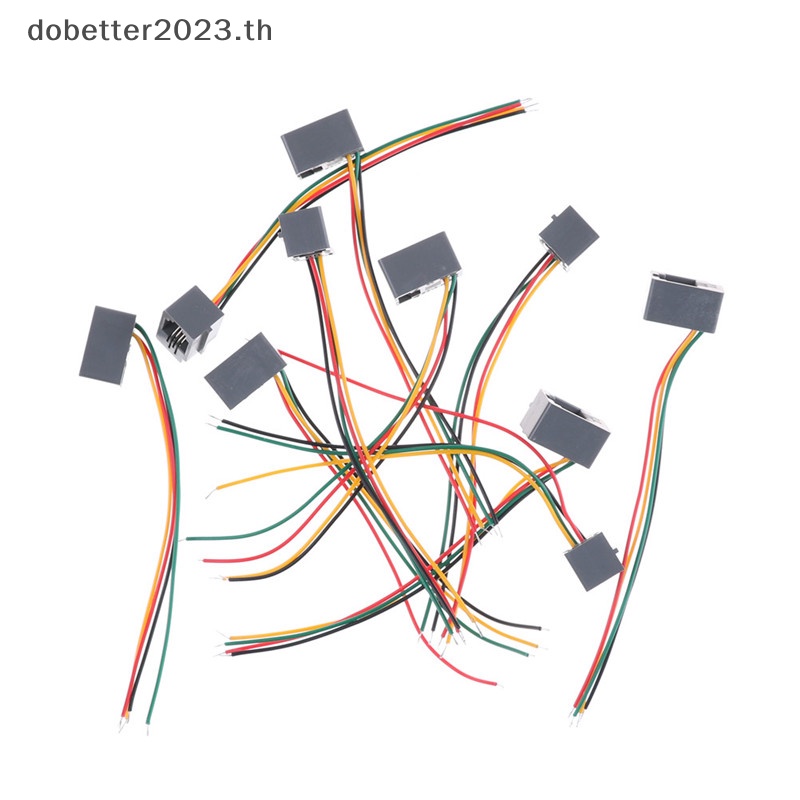 db-อะแดปเตอร์เชื่อมต่อโทรศัพท์-616e-4p4c-rj9-ตัวเมีย-10-ชิ้น-พร้อมสายไฟ-4-เส้น-พร้อมส่ง