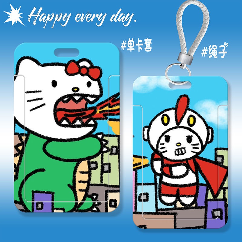 กระเป๋าใส่บัตรรถบัส-บัตรประจําตัวนักเรียน-ลาย-hellokitty