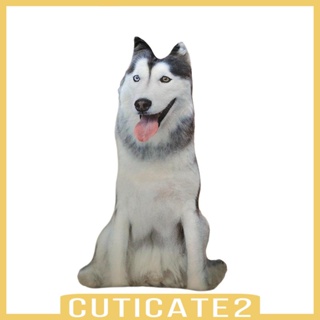 [Cuticate2] หมอนตุ๊กตาสุนัขน่ารัก 3D ขนาด 20 ซม. สําหรับตกแต่งบ้าน ห้องนอน สํานักงาน โซฟา