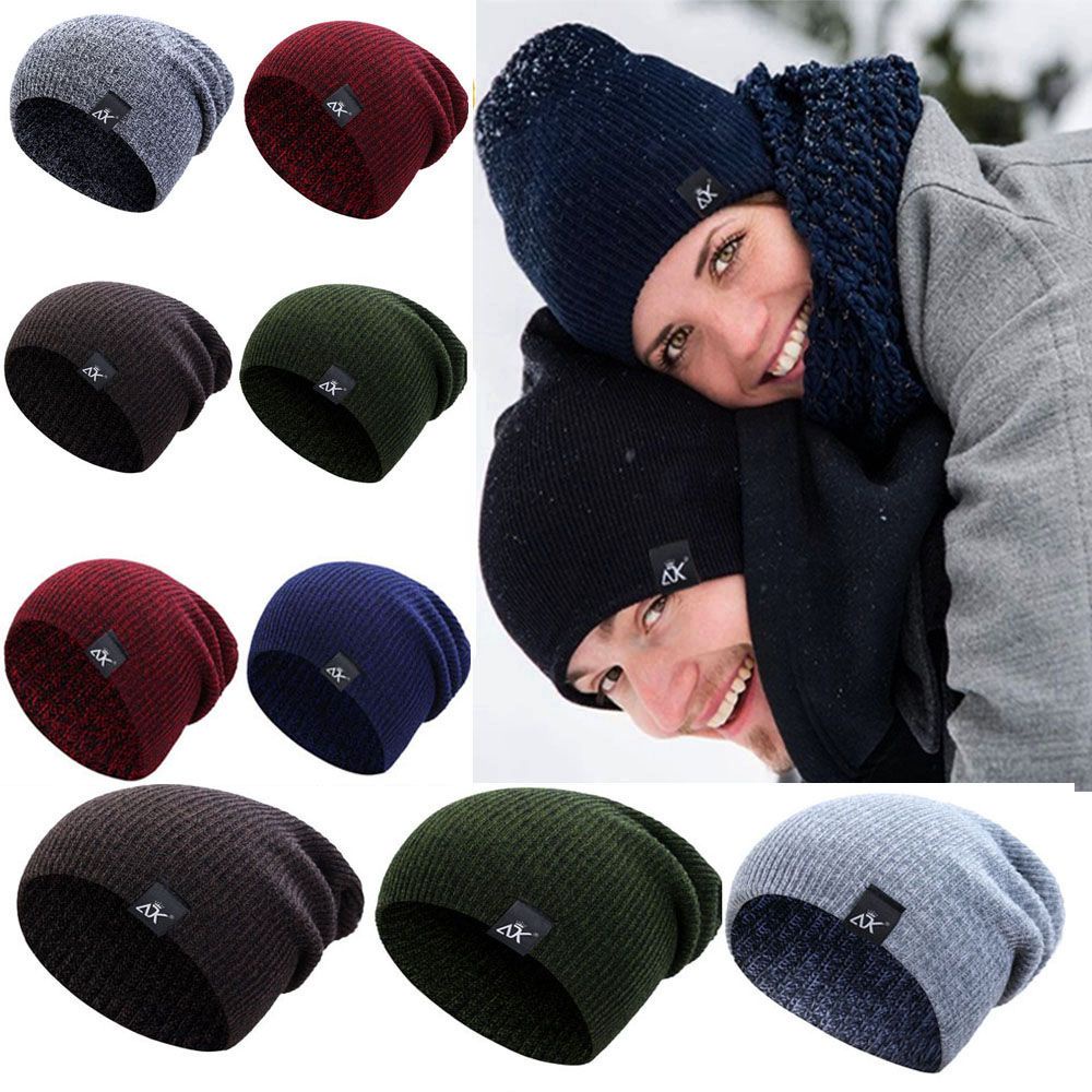 หมวกบีนนี่-ผ้าถัก-แบบนิ่ม-ให้ความอบอุ่น-เหมาะกับเล่นสกีกลางแจ้ง-แฟชั่นฤดูหนาว-สําหรับผู้ชาย-และผู้หญิง