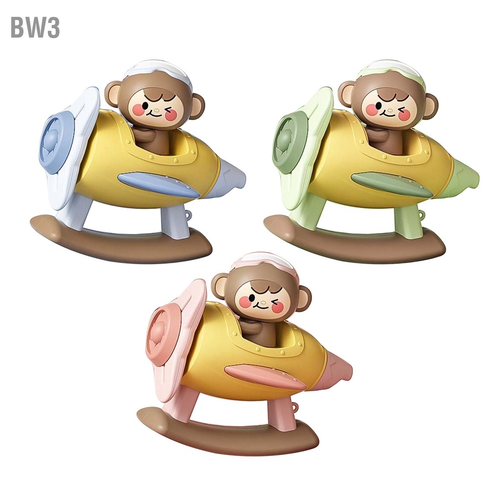 bw3-นกหวีดเครื่องบินของเล่นดนตรีน่ารักการ์ตูนลิงเครื่องบินนกหวีดของเล่นสำหรับทารกมากกว่า