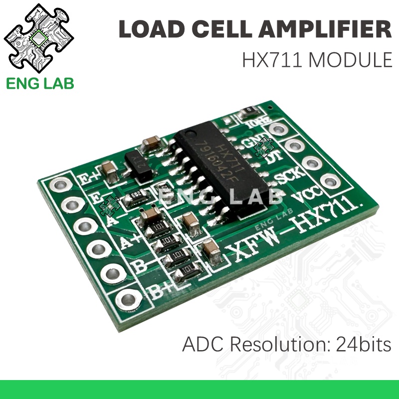 ENGLAB★HX711 โมดูลเซนเซอร์ขยายเสียง อนาล็อก เป็นดิจิทัล สําหรับ Arduino ...