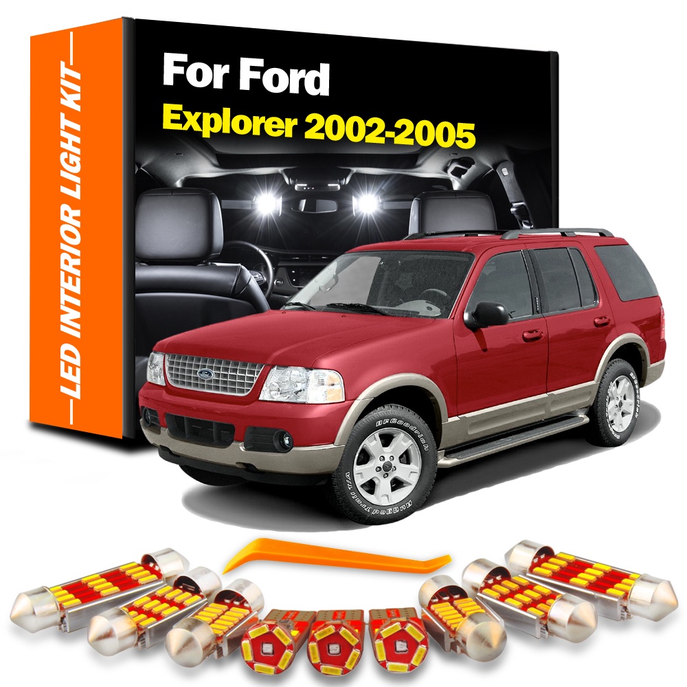 ชุดหลอดไฟ-led-แคนบัส-สําหรับ-ford-explorer-2002-2003-2004-2005-15-ชิ้น