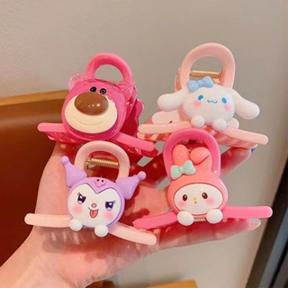 Childrens grip does not hurt hair strawberry bear cartoon hairpin little girl beautiful hairpin princess ponytail artifact