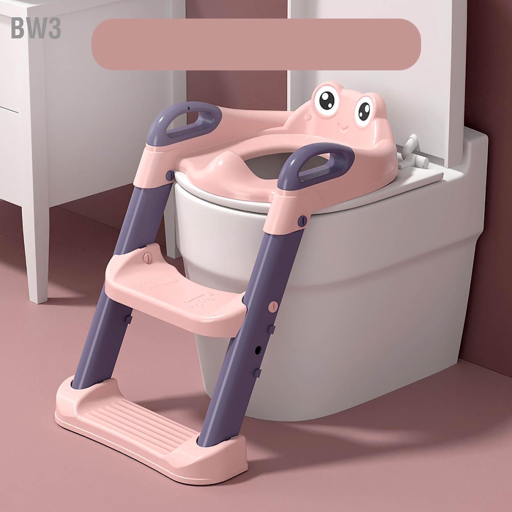 bw3-ที่นั่งฝึกไม่เต็มเต็งสำหรับเด็กทารก-เบาะฝึกนั่งในห้องน้ำสำหรับเด็กวัยหัดเดินแบบพับได้พร้อมขั้นบันไดสำหรับเด็ก