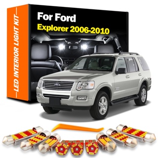 ชุดหลอดไฟอ่านหนังสือ LED 13 ชิ้น สําหรับ Ford Explorer 2006 2007 2008 2009 2010