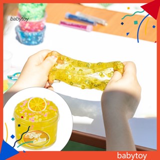 Baby ของเล่นบีบโคลน ดินน้ํามัน สีใส DIY สําหรับเด็กผู้ชาย ผู้หญิง