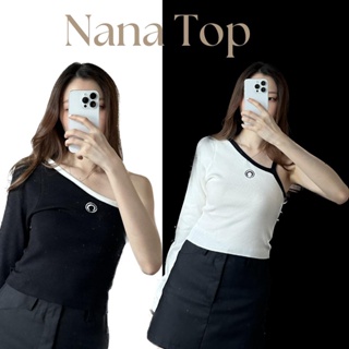 Nana Top เสื้อเเขนยาาว เสื้อผ้าแฟชั่น (23691)