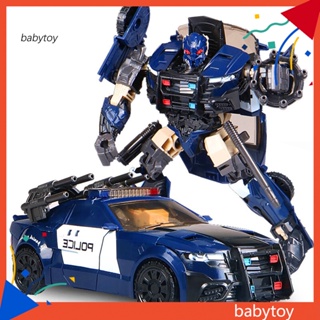 Baby โมเดลฟิกเกอร์ตํารวจ Defoming Decepticons ของเล่นสําหรับเด็ก