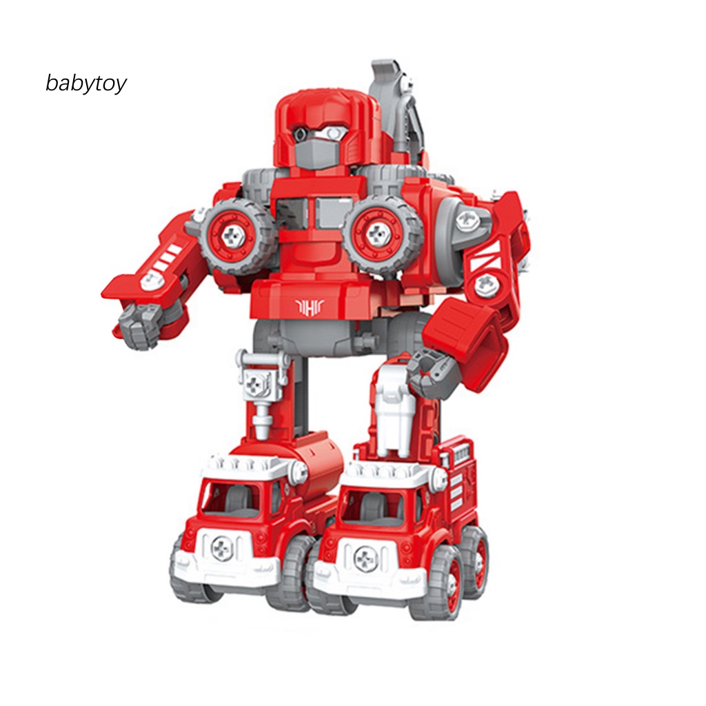 baby-ของเล่นหุ่นยนต์รถบรรทุก-transformer-diy-1-ชุด