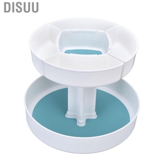 Disuu 360 Degree Rotating Makeup Box Double Layer Antiskid Plastic Circular Now