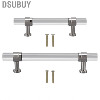 Dsubuy Acrylic Drawer Pull Cabinet Pulls Wardrobe Silver Handle Door
