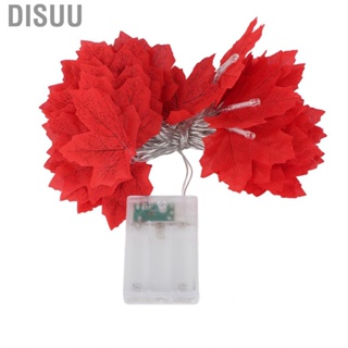 Disuu Maple Leaves String Lights 4m/13.12ft 40LEDs Twinkle Hanging Lighting Decorations for Christmas Halloween