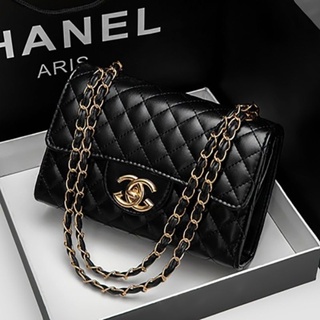Small bag women 2023 new high-quality diamond chain leather texture lady Xiaoxiangfeng one-shoulder oblique bag