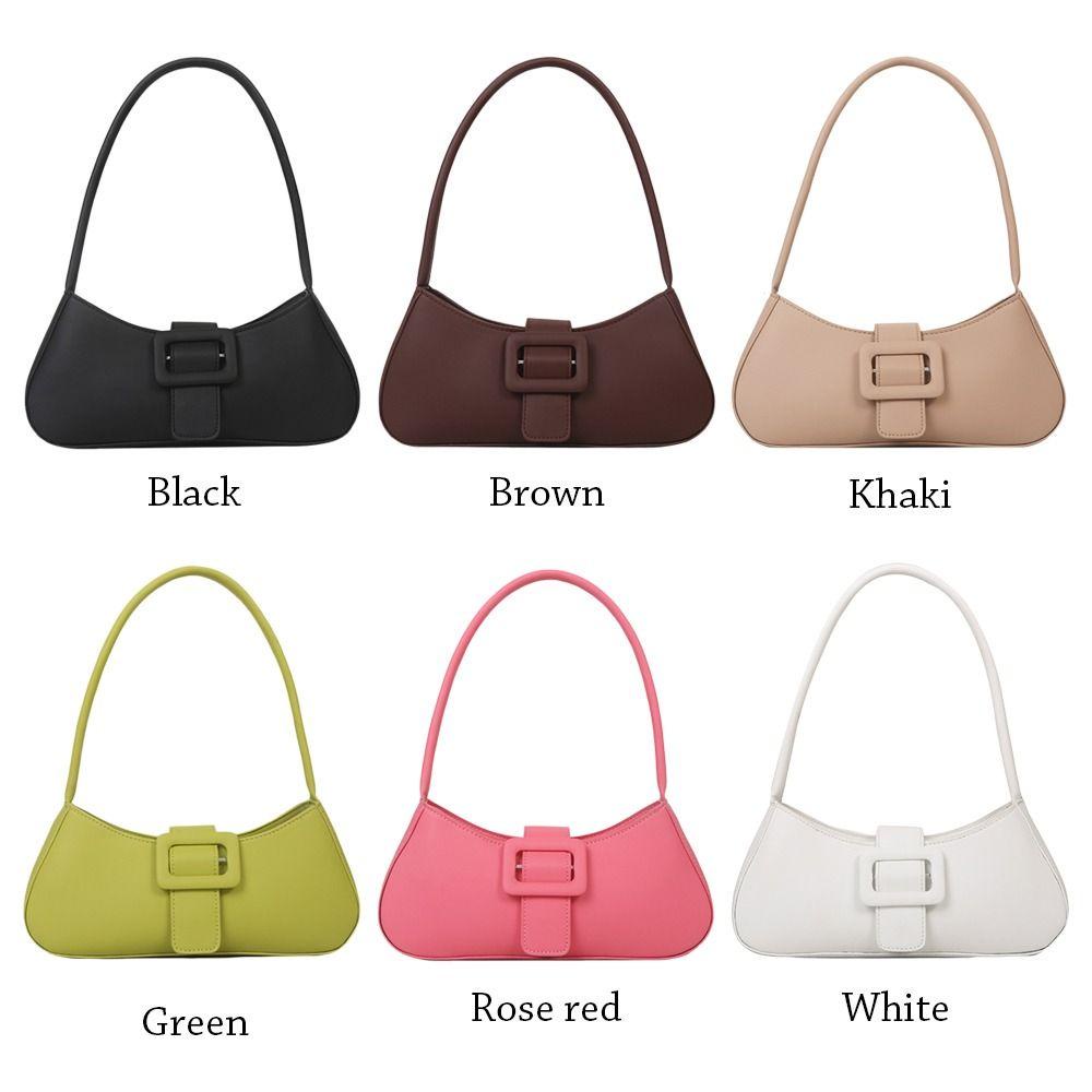 cherry3-กระเป๋าถือ-กระเป๋าสะพายไหล่-หนัง-pu-สีพื้น-สําหรับผู้หญิง
