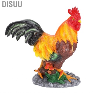 Disuu Rooster Decor Red Brown  Durable Vivid Attractive Garden Decorative US