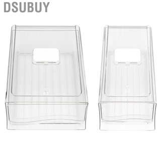 Dsubuy Fridge Container  Storage Drawer Organiser Stackable Home Pantry Cabinet LL