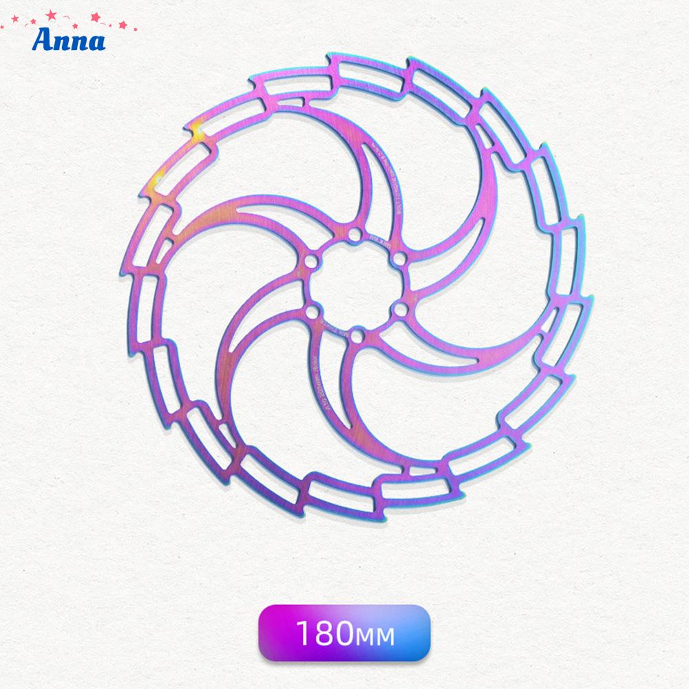anna-แผ่นดิสก์เบรกโรเตอร์-สีสันสดใส-สําหรับรถจักรยาน