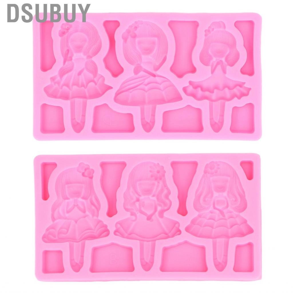 dsubuy-2pcs-silicone-mold-beautiful-girl-shape-easy-demoulding-flexible-soft-baking-mol