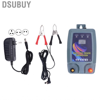 Dsubuy Pulse Electric Fence  100‑240V  Indicator Light 5km  Energiser High Voltage for Pigs Cows Outdoor