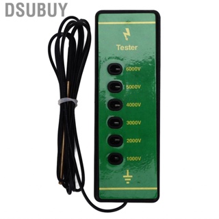 Dsubuy Electric Fence Voltage Tester 6 Indicator Light Maximum 6000V  Fa BS