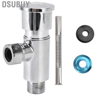 Dsubuy Vanne De Chasse Flush Valve W/Hand Push Button Zinc Alloy Toilet  Kit UT