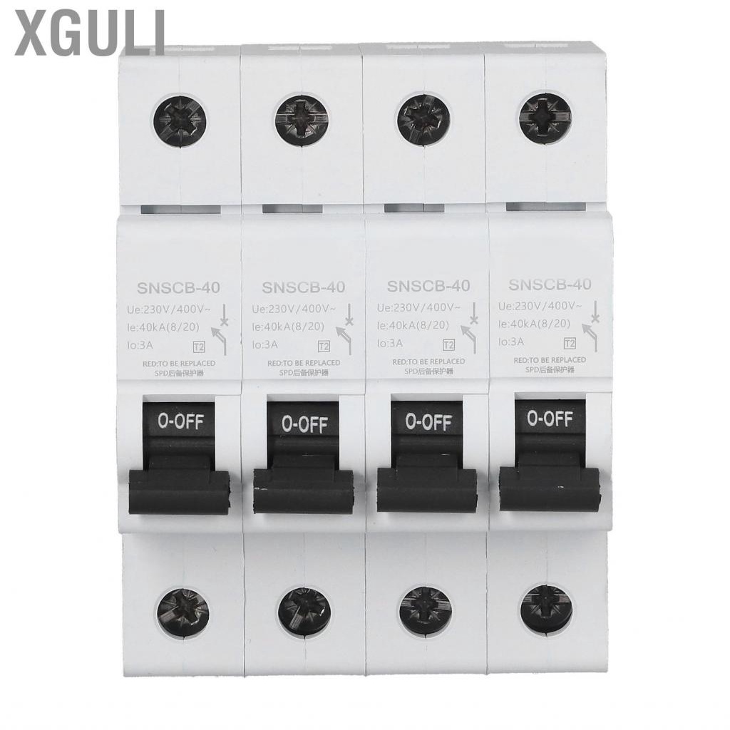 Xguli SCB 4P40KA Surge Protection Breaker Device Voltage Circuit ...