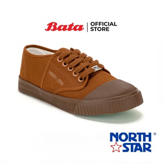 Bata บาจา by North Star รองเท้าผ้าใบ รองเท้านักเรียน  แบบผูกเชือก รุ่น ฺBTS_NORTHSTAR น้ำตาล 4294613 ดำ 4296613 ขาว 4294613