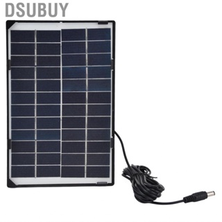 Dsubuy DC5521 Output 6W 12V Solar Panel  Polysilicon Tablet Generator JY