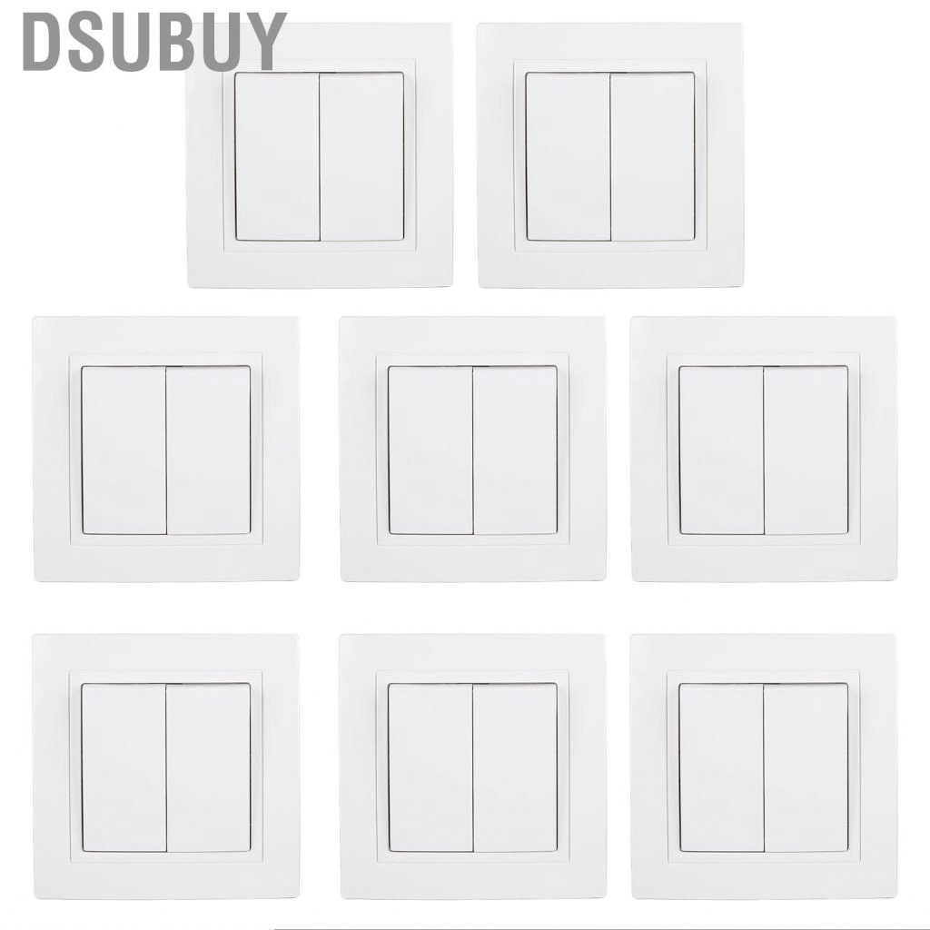 dsubuy-8pcs-european-style-wall-light-switch-panel-10a-250v-2-gang-1-way-accessories-for-home-office-hotel