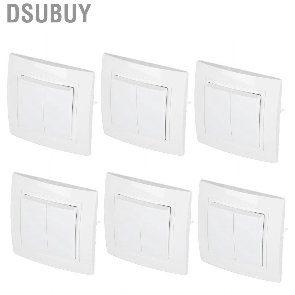 dsubuy-8pcs-european-style-wall-light-switch-panel-10a-250v-2-gang-1-way-accessories-for-home-office-hotel